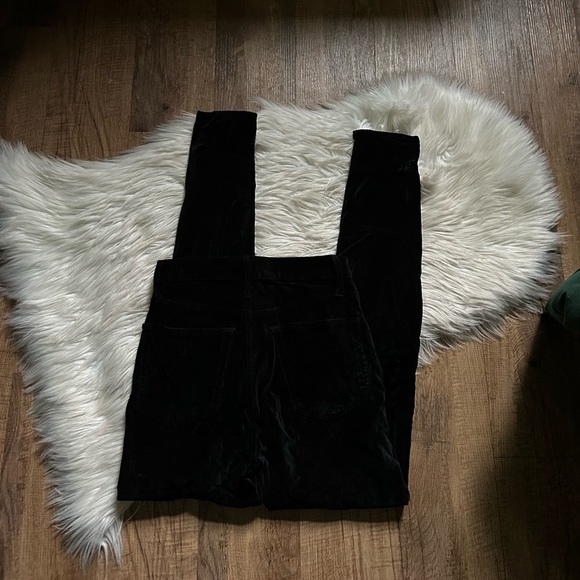 REFORMATION Velvet Rebecca Pant In Black - Picture 6 of 8